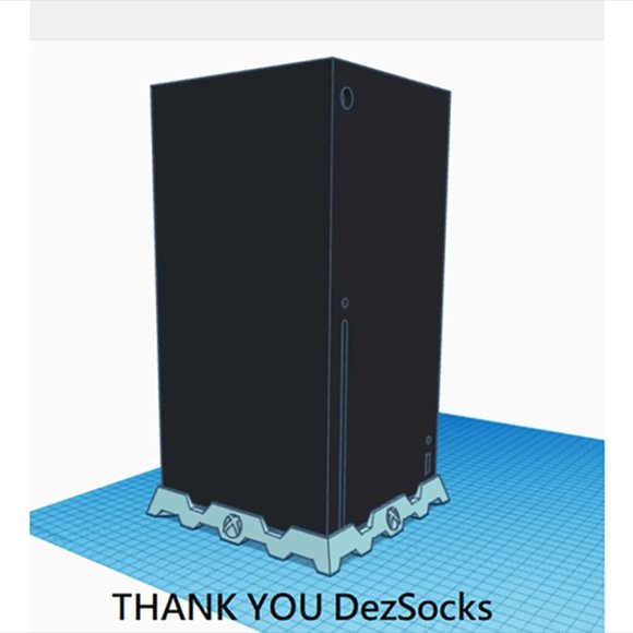 Microsoft Xbox Series X Vertical Stand Console Companion with Logo System Border - Picture 3 of 3